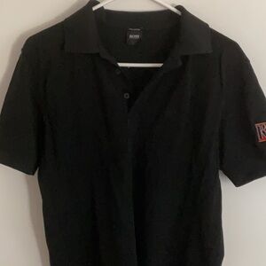 Hugo boss  Black Polo Shirt with kettle one vodka embroidered